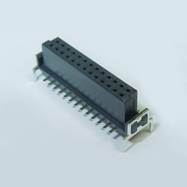 1.27mm Pitch Female Dual Row Board to Board Connector Vertical SMT Type w/ Board lock Dip Type ( Har-Flex )