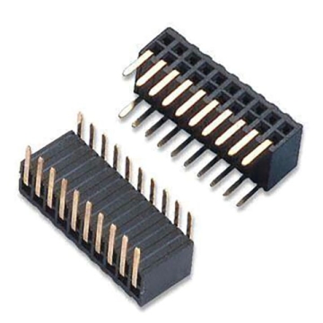 Female Header Dual Row Right Angle DIP & SMT TYPE ( H=4.30mm )